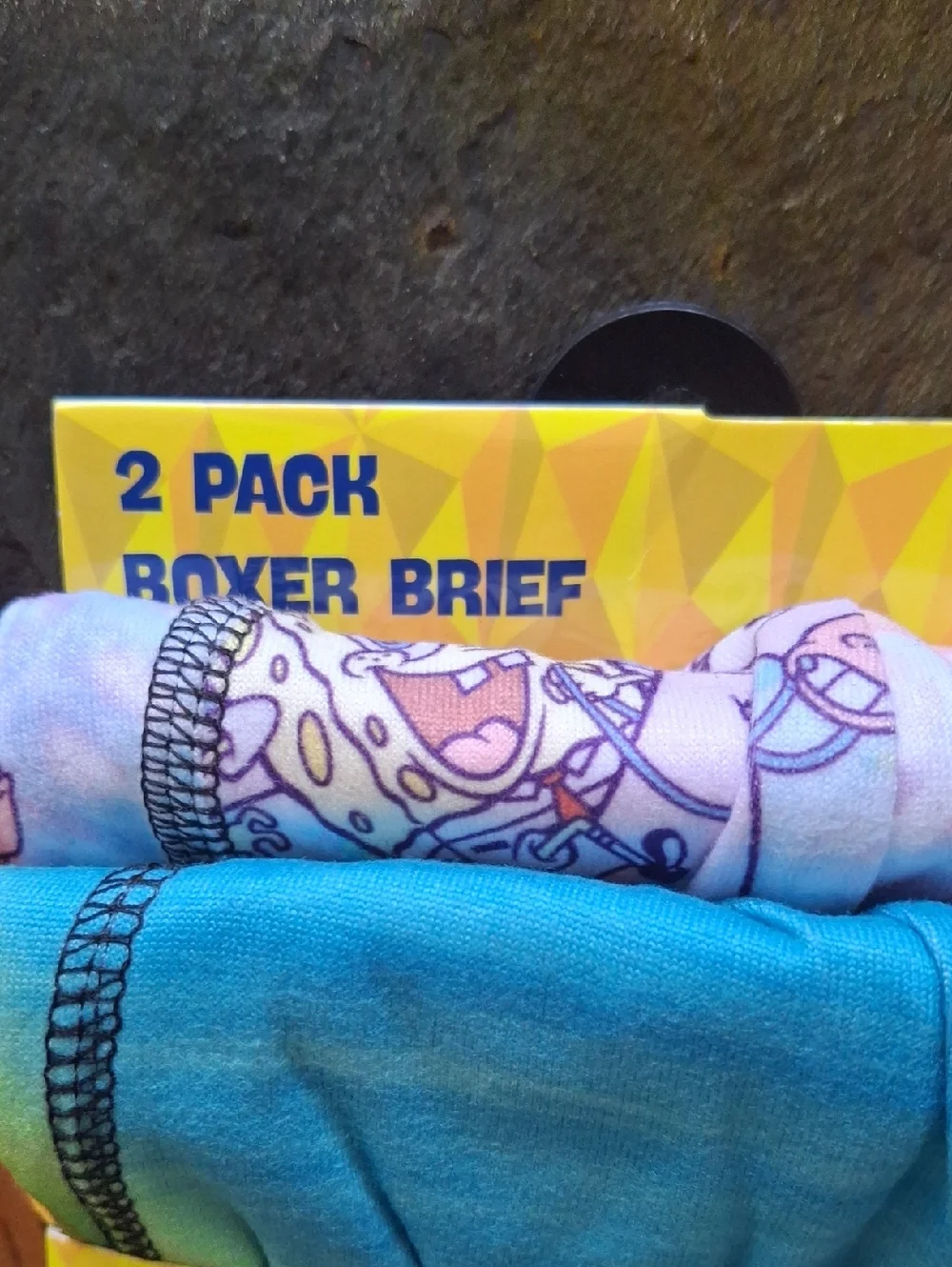 SpongeBob Squarepants Tie-Dye & Teal Boxer Briefs 2-Pack
